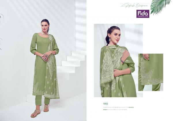 Fida Nyura Cotton Embroidered Dress Material Collection